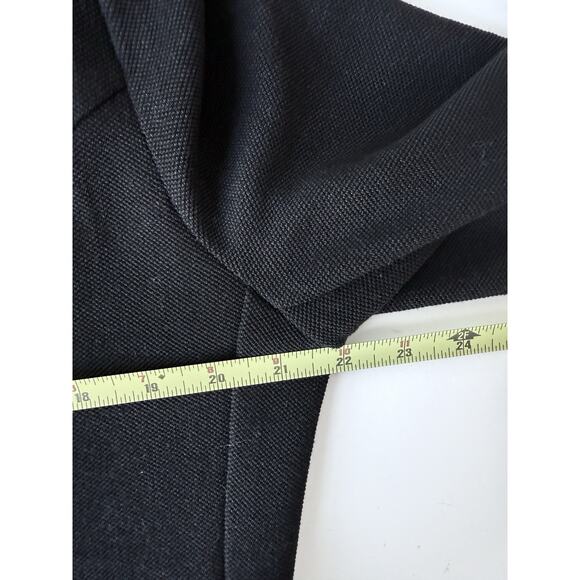 Skies Are Blue Asa Knit Blazer Womens XL Black Pockets Open Front Stretch - Picture 5 of 7